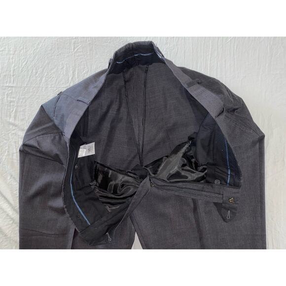 Brooks Brothers 1818 Madison Pleated/Cuffed Wool Dress Pants, Slacks. 43X29. - Picture 7 of 10